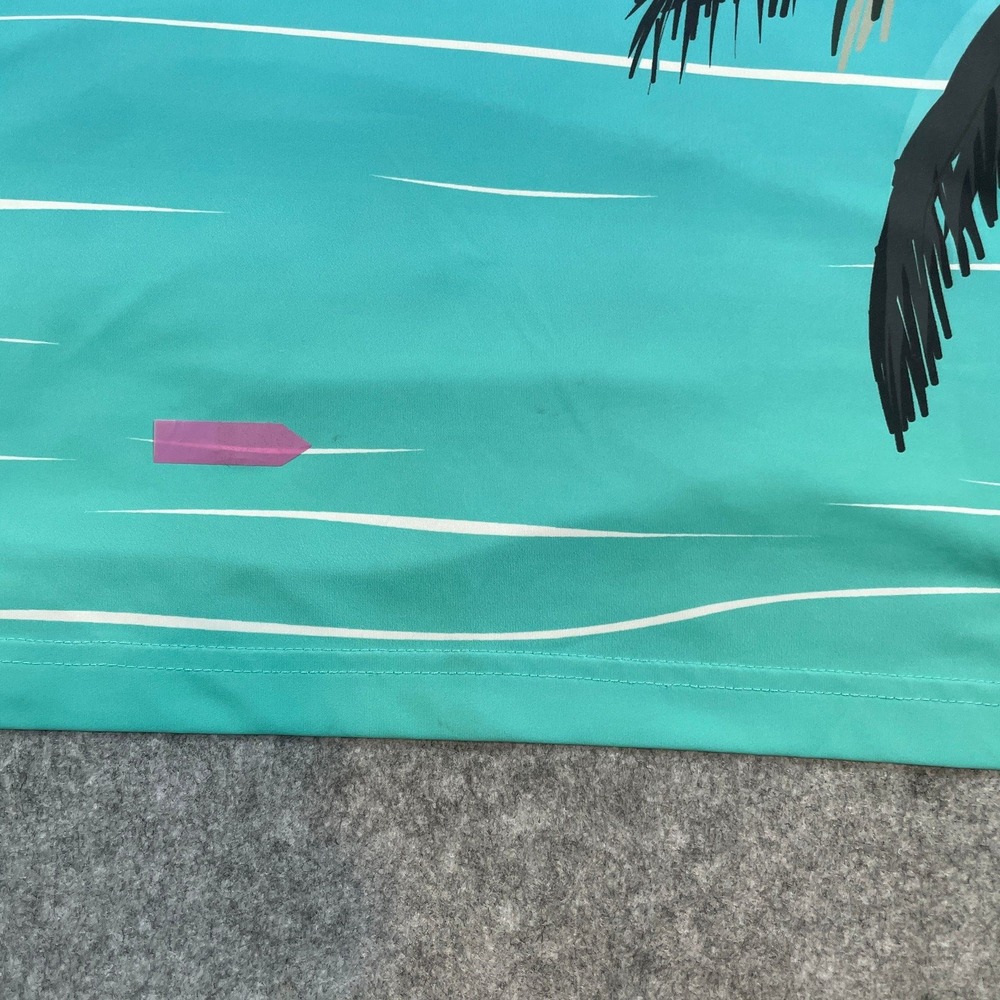 Sunday Swagger Mens Polo Shirt 4XL Pink, Purple, Blue, Teal Short Sleeve Stretch - Picture 12 of 14